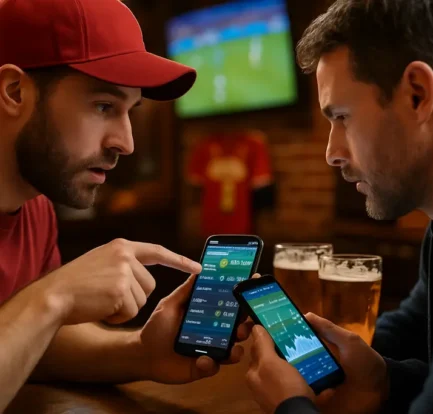 Online market depth dashboard showing sports betting volume and pricing activity