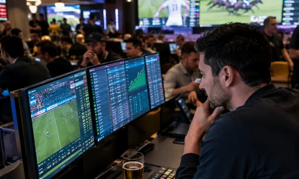 Maryland Wagering Tax dashboard with betting revenue charts and fiscal data