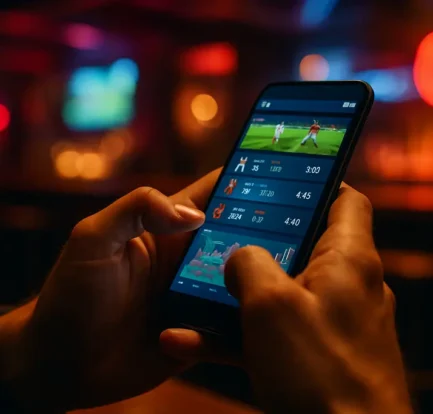 Offshore Sportsbooks comparison shown on a laptop beside betting notes and payment cards