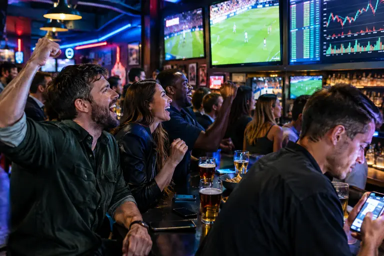 Side-by-side sportsbook market screens being compared on tablets
