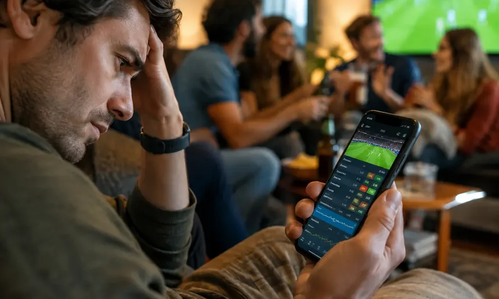 Sportsbook Revenue Decline dashboard with revenue, handle, and hold charts on a desk
